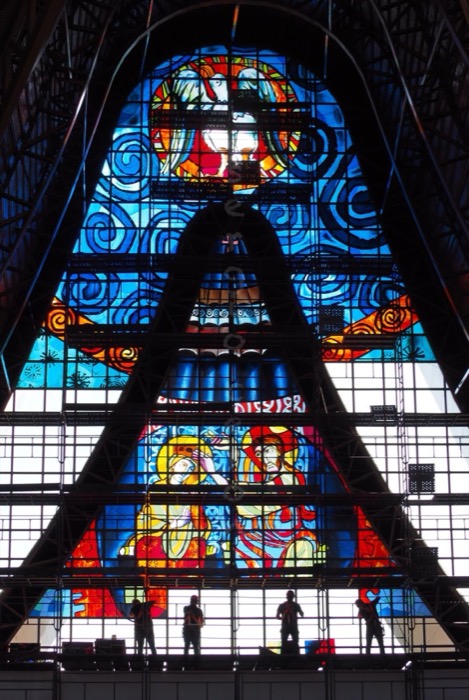 Catedral N. Sra. de Guadalupe — Vitral da Ascensão · Foz do Iguaçu (PR), imagem 3