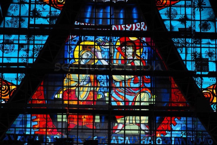 Catedral N. Sra. de Guadalupe — Vitral da Ascensão · Foz do Iguaçu (PR), imagem 5