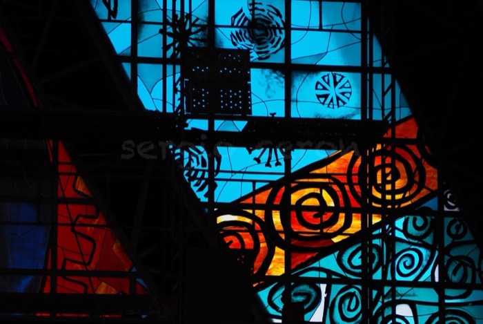 Catedral N. Sra. de Guadalupe — Vitral da Ascensão · Foz do Iguaçu (PR), imagem 10