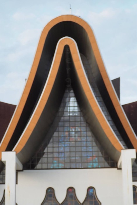 Catedral N. Sra. de Guadalupe — Vitral da Ascensão · Foz do Iguaçu (PR), imagem 20