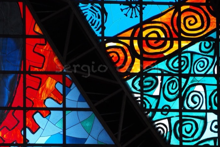 Catedral N. Sra. de Guadalupe — Vitral da Ascensão · Foz do Iguaçu (PR), imagem 13