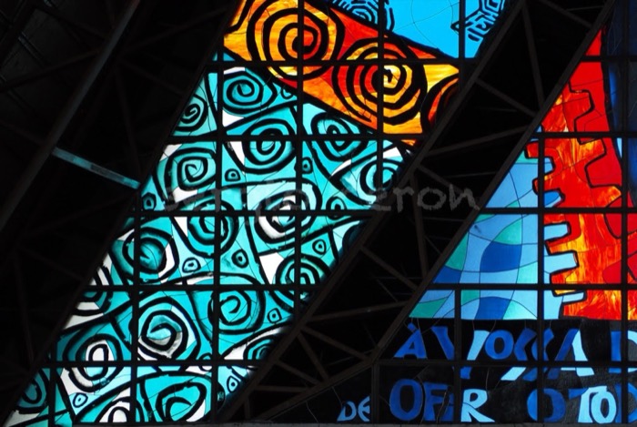 Catedral N. Sra. de Guadalupe — Vitral da Ascensão · Foz do Iguaçu (PR), imagem 14