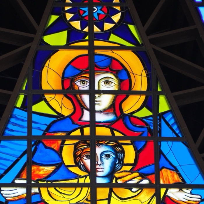 Catedral N. Sra. de Guadalupe — Vitral da Encarnação · Foz do Iguaçu (PR), imagem 16