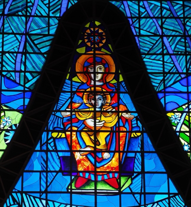 Catedral N. Sra. de Guadalupe — Vitral da Encarnação · Foz do Iguaçu (PR), imagem 13