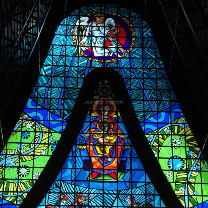 Catedral N. Sra. de Guadalupe — Vitral da Encarnação · Foz do Iguaçu (PR), imagem 10