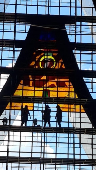 Catedral N. Sra. de Guadalupe — Vitral da Paixão · Foz do Iguaçu (PR), imagem 2