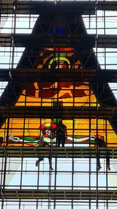 Catedral N. Sra. de Guadalupe — Vitral da Paixão · Foz do Iguaçu (PR), imagem 3