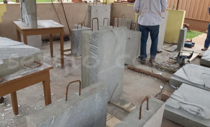 Paróquia N. Sra. Aparecida — Centro de pastoral — relevo · Primeiro de Maio (PR), imagem 14